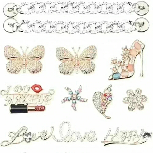 MoreDays Enamel Shoe Charms - 22 pcs - Picture 1 of 9
